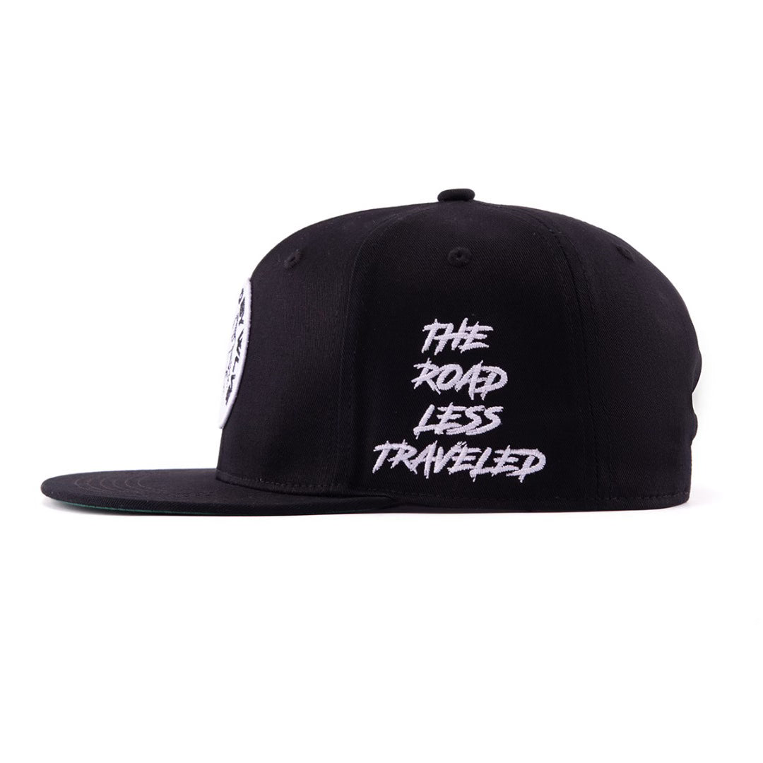 Road Less Traveled Snap Back Black