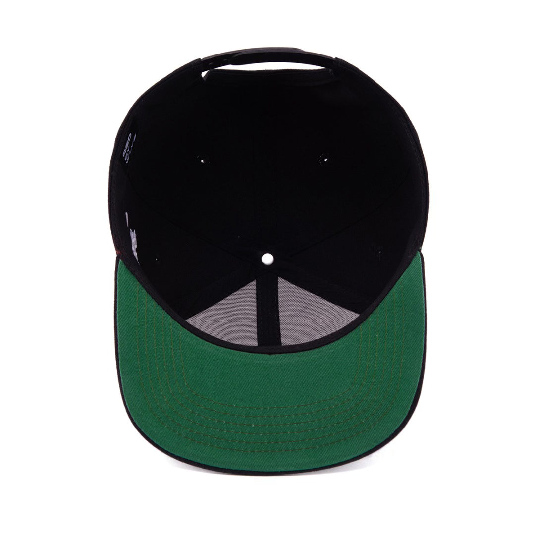 Road Less Traveled Snap Back Black