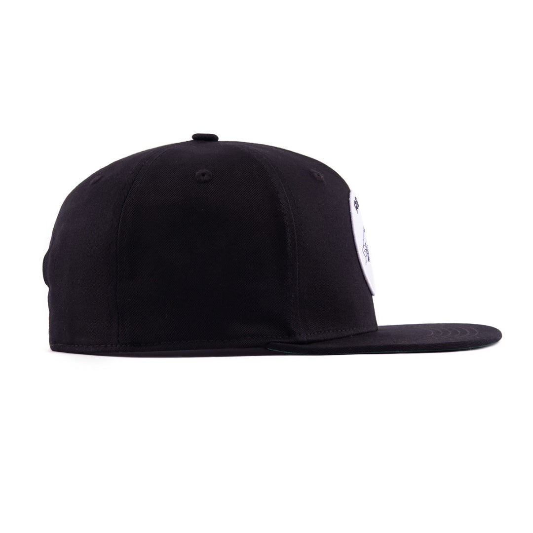 Road Less Traveled Snap Back Black